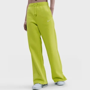 Nike Sportswear Phoenix Fleece High-Waisted Wide-Leg Pants kobiety Spodnie dresowe zielony rozmiar Odzież