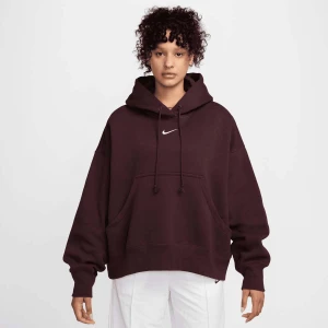 Nike Sportswear Phoenix Fleece Over-Oversized Hoodie kobiety Bluzy czerwony rozmiar Odzież