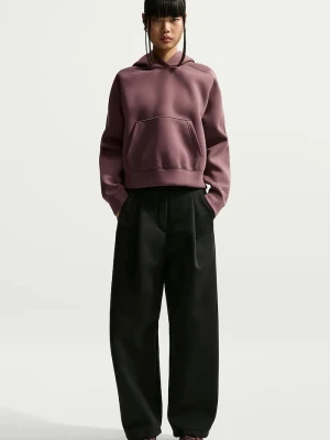 Nike Sportswear spodnie damskie z modalem Pregame Fleece czarny