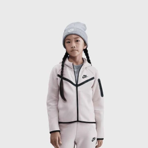 Nike Sportswear Tech Fleece Full-Zip Hoodie uniseks T-Shirty i Topy beż rozmiar Odzież