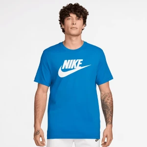Nike Sportswear Tee Icon Futura mężczyźni T-Shirty i Polo niebieski rozmiar Odzież