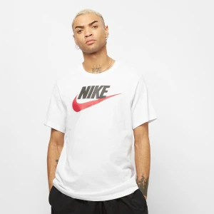 Nike Sportswear Tee Icon Futura mężczyźni T-Shirty i Polo biały rozmiar Odzież