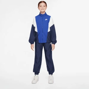 Nike Sportswear Tracksuit Woven Full Zip uniseks Komplety dresowe niebieski rozmiar Odzież