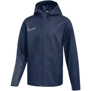 Nike Storm-FIT Academy 25 Rain Jr Jacket FZ9863-410, Dla chłopca, Granatowe, kurtki, poliester, rozmiar: S