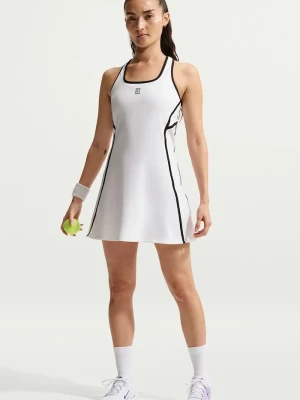 Nike sukienka sportowa Court Advantage Dri-FIT biały