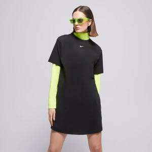 Nike Sukienka W Nsw Essntl Ss Dress Tshrt czarny