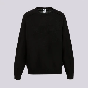Nike Sweter K Nsw Cln Crew Sweater czarny