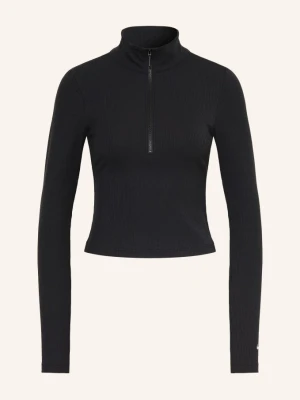 Nike Sweter Typu Troyer Z Dzianiny Dżersejowej Sportswear Chill Knit schwarz CZARNY