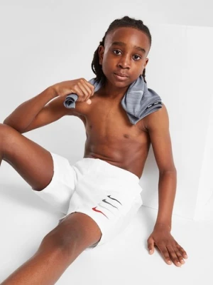 Nike Swim Szorty Stacked Swoosh Swim Wht