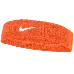 Nike Swoosh Classic Headband N1012407-802, Unisex, Pomarańczowe, opaski na głowę, bawełna, rozmiar: One size