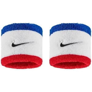 Nike Swoosh Classic Wristbands 2PK N1012405-467, Unisex, Białe, opaski na rękę, bawełna, rozmiar: One size