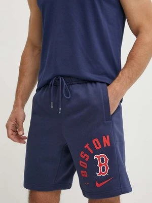 Nike szorty Boston Red Sox męskie kolor niebieski