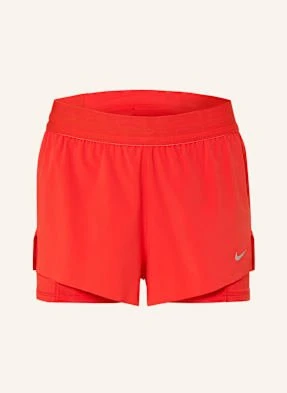 Nike Szorty Do Biegania 2 W 1 Dri-Fit Swift rot
