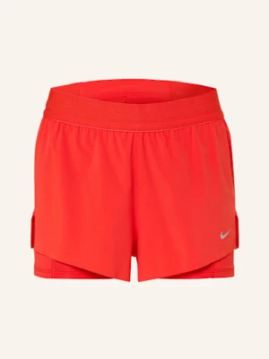 Nike Szorty Do Biegania 2 W 1 Dri-Fit Swift rot