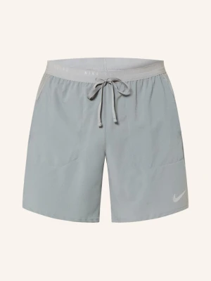 Nike Szorty Do Biegania 2 W 1 Stride grau SZARY