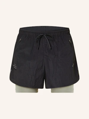 Nike Szorty Do Biegania 2 W 1 Stride Running Division schwarz