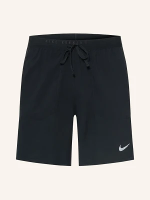 Nike Szorty Do Biegania 2 W 1 Stride schwarz CZARNY