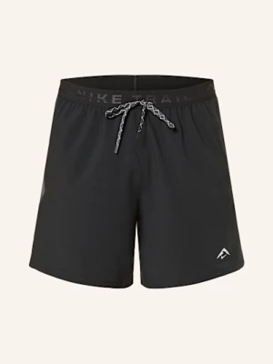 Nike Szorty Do Biegania 2 W 1 Trail Brief-Lined schwarz