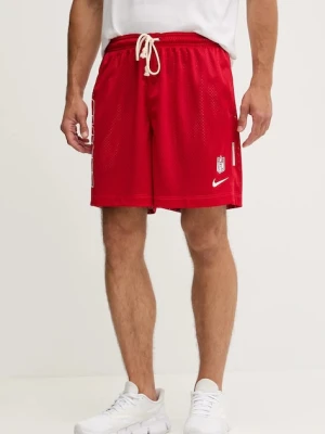 Nike szorty dwustronne Kansas City Chiefs męskie kolor czerwony 03BF-041Y-7G-N9J