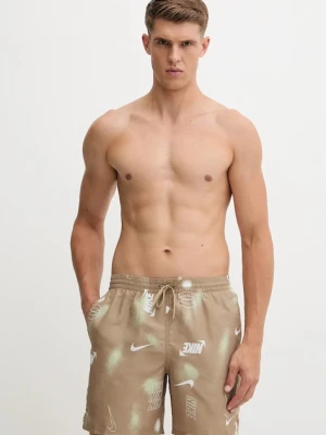 Nike szorty kąpielowe kolor beżowy NESSF563