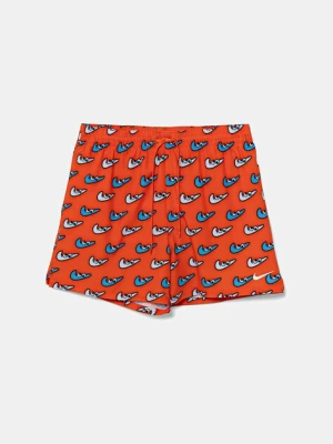 Nike szorty kąpielowe kolor pomarańczowy NESSF553