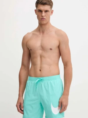 Nike szorty kąpielowe kolor turkusowy NESSF508