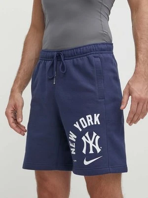 Nike szorty New York Yankees męskie kolor niebieski