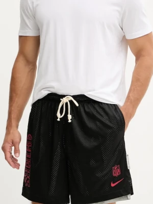 Nike szorty San Francisco 49ers męskie kolor czarny 03BF-096N-73-N9J