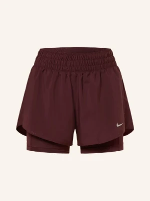 Nike Szorty Treningowe 2 W 1 One Dri-Fit rot