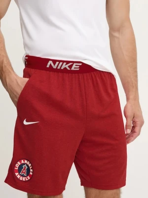 Nike szorty treningowe Los Angeles Angels męskie kolor czerwony 015E-163N-ANG-RLY