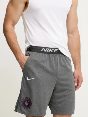 Nike szorty treningowe New York Mets męskie kolor szary 015E-00OT-NME-RLY