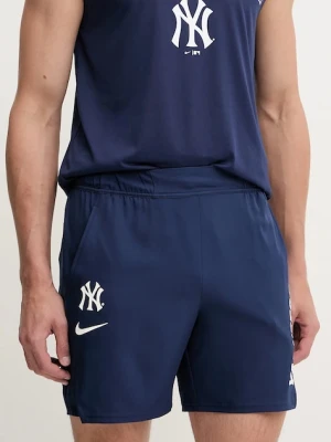 Nike szorty treningowe New York Yankees męskie kolor granatowy 01NA-44B-NK-F0V