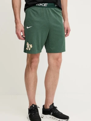 Nike szorty treningowe Oakland Athletics męskie kolor zielony 015E-11E6-FZ-HVB
