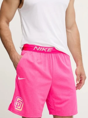 Nike szorty treningowe San Diego Padres męskie kolor różowy 015E-03AO-PYP-RLY