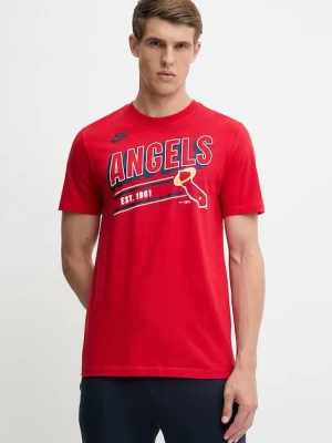 Nike t-shirt bawełniany California Angels 1993-96 męski kolor czerwony z nadrukiem N199-62Q-A93-CUE