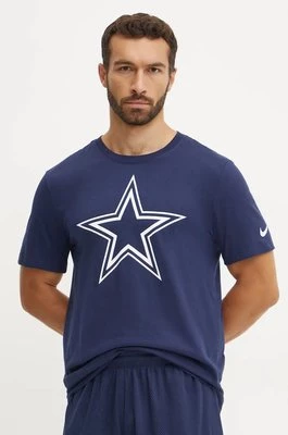 Nike t-shirt bawełniany Dallas Cowboys męski kolor granatowy z nadrukiem N199-41S-7RD-CLH