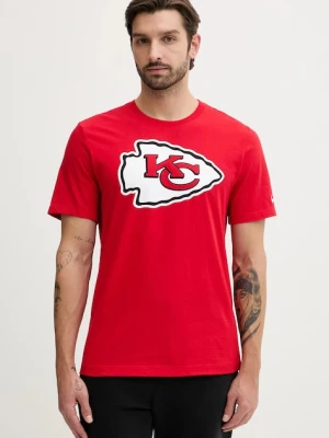 Nike t-shirt bawełniany Logo Essential męski kolor czerwony z nadrukiem N199-65N-7G-CLH