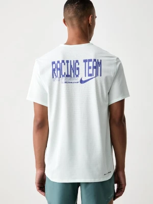 Nike T-shirt do biegania męski AeroSwift turkusowy