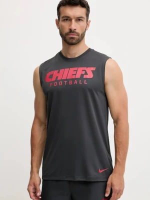 Nike t-shirt Kansas City Chiefs kolor szary 01B3-06F-7G-0LJ