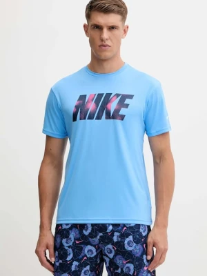 Nike t-shirt kąpielowy kolor niebieski NESSF569