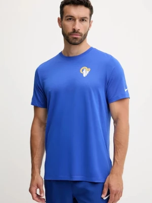 Nike t-shirt Los Angeles Rams męski kolor fioletowy z nadrukiem 02TI-4NP-95-FEJ
