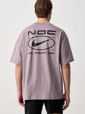 Nike T-shirt męski bawełniany N.A.C. fioletowy