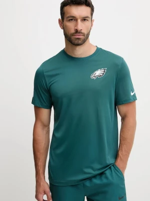 Nike t-shirt Philadelphia Eagles męski kolor zielony z nadrukiem 02TI-3JD-86-FEJ