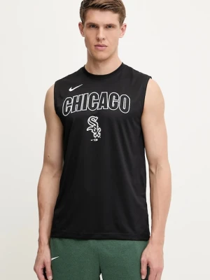 Nike t-shirt treningowy Chicago White Sox kolor czarny 01B3-00A-RX-Y8P