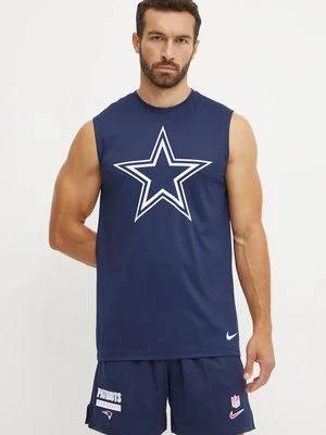 Nike t-shirt treningowy Dallas Cowboys kolor granatowy 01B3-41S-7RD-RPU