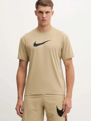 Nike t-shirt treningowy beżowy