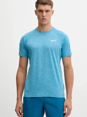 Nike t-shirt treningowy kolor niebieski melanżowy