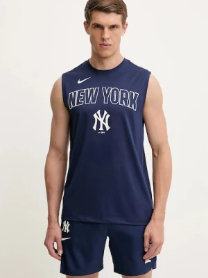 Nike t-shirt treningowy New York Yankees kolor granatowy 01B3-44B-NK-Y8P
