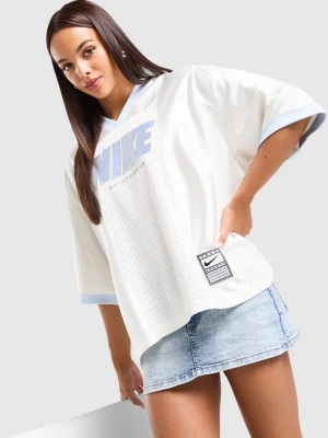Nike T-Shirt W Nk Nsw Ss Gx Jrsy Top Si beżowy