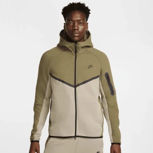 Nike Tech Fleece Full Zip Windrunner Hoodie mężczyźni Komplety dresowe zielony rozmiar Odzież